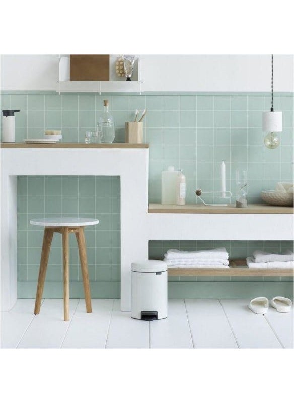 brabantia Trash Can 3 lt Newicon White  - Image 2