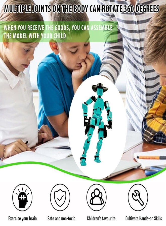 INOCEAN دمية رقم 13، دمية رقم 13، دمية رقم 14، ألعاب دمى الحركة، تصميم متعدد المفاصل، مثالية لتزيين المنزل وهواة الجمع، مناسبة لجميع الأعمار - Image 4