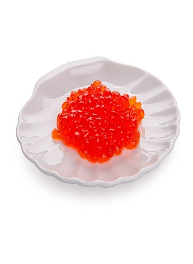 ريستورنت وير أطباق صغيرة على شكل صدفة للمطاعم - بورسلين - أبيض - 3.1 بوصة - علبة تحتوي على 10 قطع - - Image 1