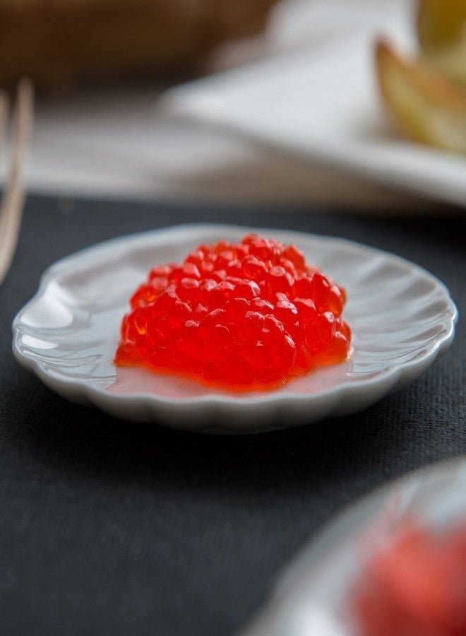 ريستورنت وير أطباق صغيرة على شكل صدفة للمطاعم - بورسلين - أبيض - 3.1 بوصة - علبة تحتوي على 10 قطع - - Image 3