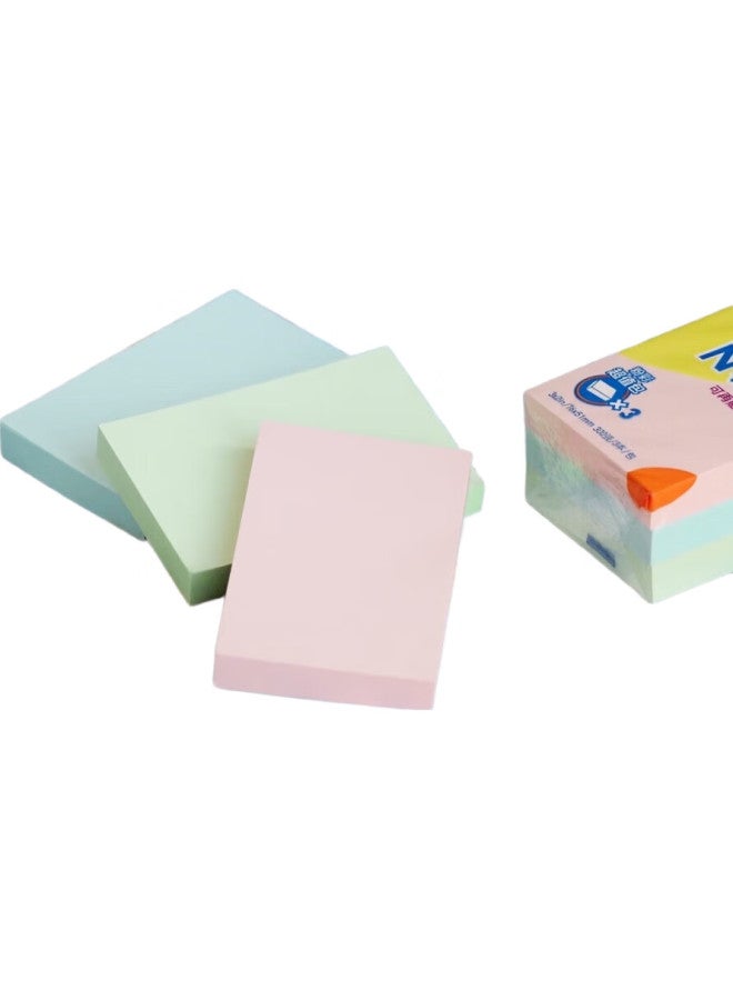 Stickn 3Reusable Sticky Notes/Post-Its/Bulliettes (76*51Mm) 6 Packs With Matching Colors - Image 1