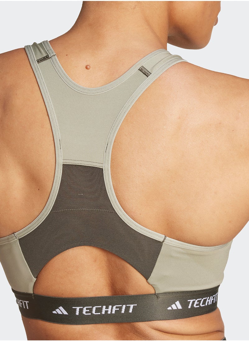 Adidas Techfit Colorblock Bra  - Image 4