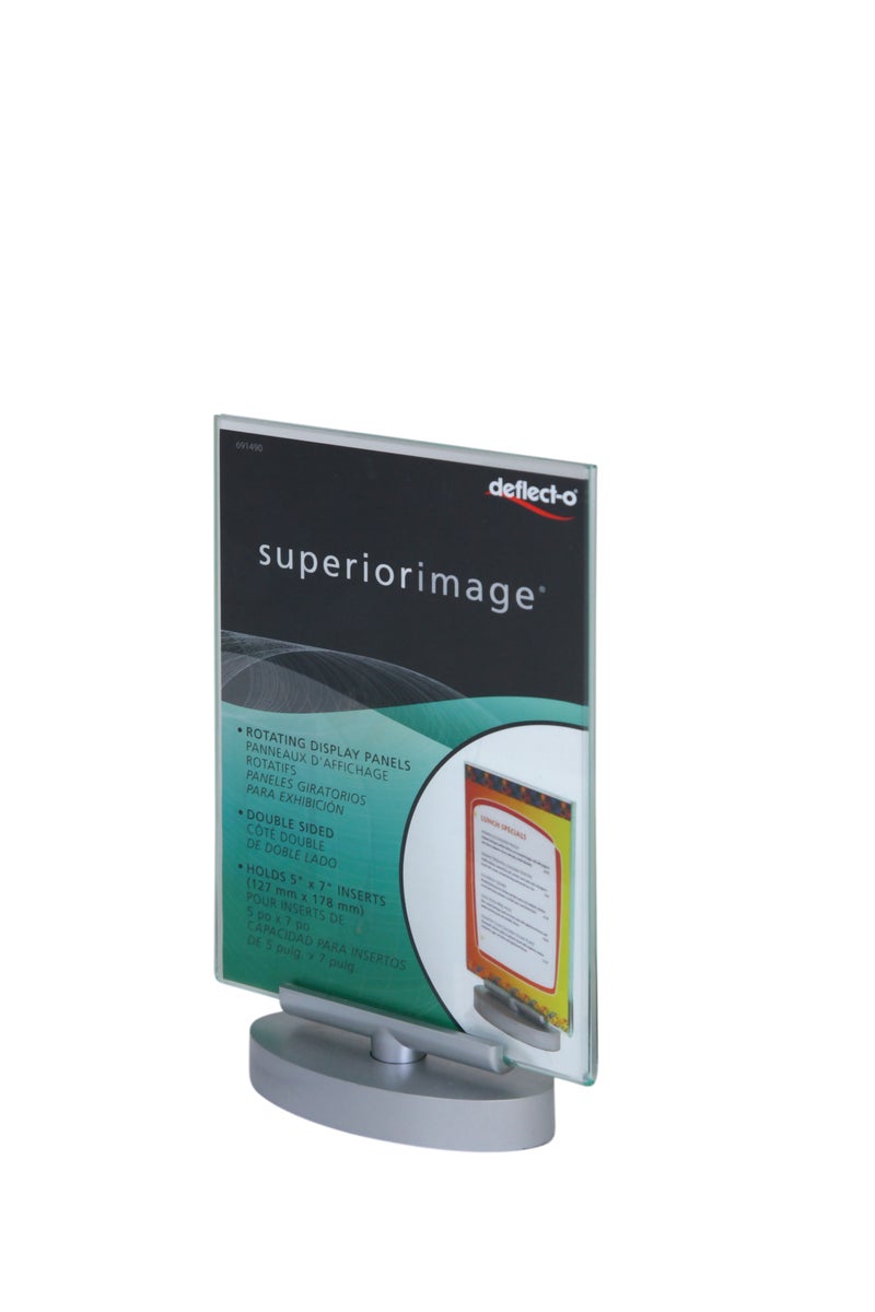 Superior Image Stand-up Sign Holder (Rotating)