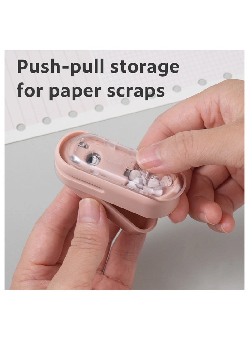 Deli 1-Piece Single Hole Paper Punch Mini Assorted Colours - Image 2