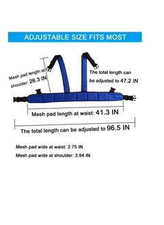 SYOSI Wheelchair Seat Belt Torso Support Vest for Patient, Elderly  Disabled, Adjustable Full Body Harness Prevent Tilting or Falling  Keep User Upright, Chest Waist Band with Easy Release Buckles  - Image 5