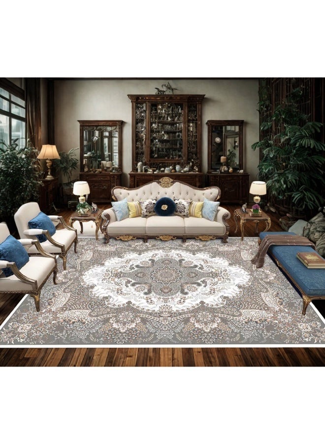 SMART HOME Ceramic carpets, excellent velvet rug, padded and soft to the touch, with beautiful 3D patterns made of high-quality materials, nano seating mattress, size 2X3 meters - Image 4