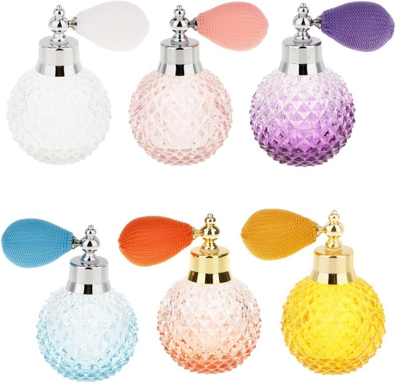 klarako 100ml Vintage Crystal Glass Perfume Bottle Spray Clear Lady Gift - Image 4