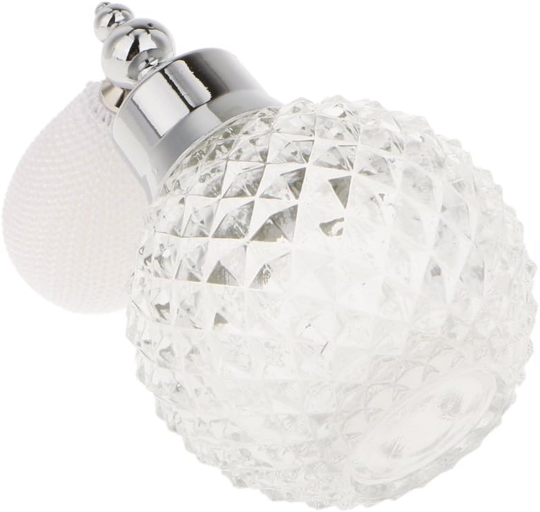 klarako 100ml Vintage Crystal Glass Perfume Bottle Spray Clear Lady Gift - Image 3