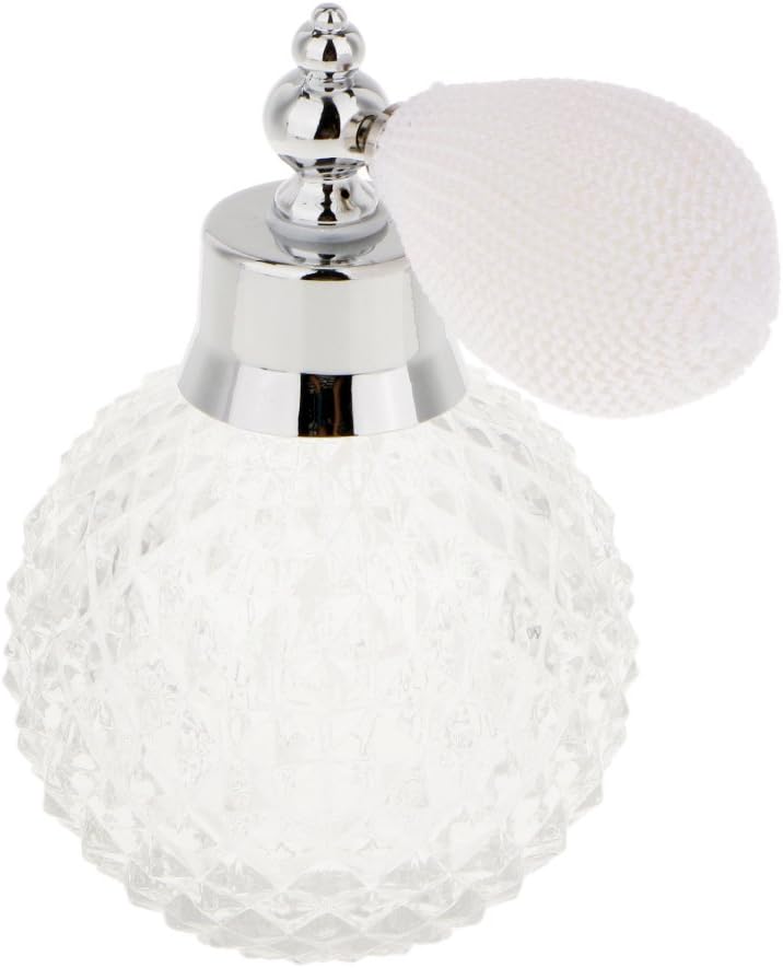 klarako 100ml Vintage Crystal Glass Perfume Bottle Spray Clear Lady Gift - Image 5