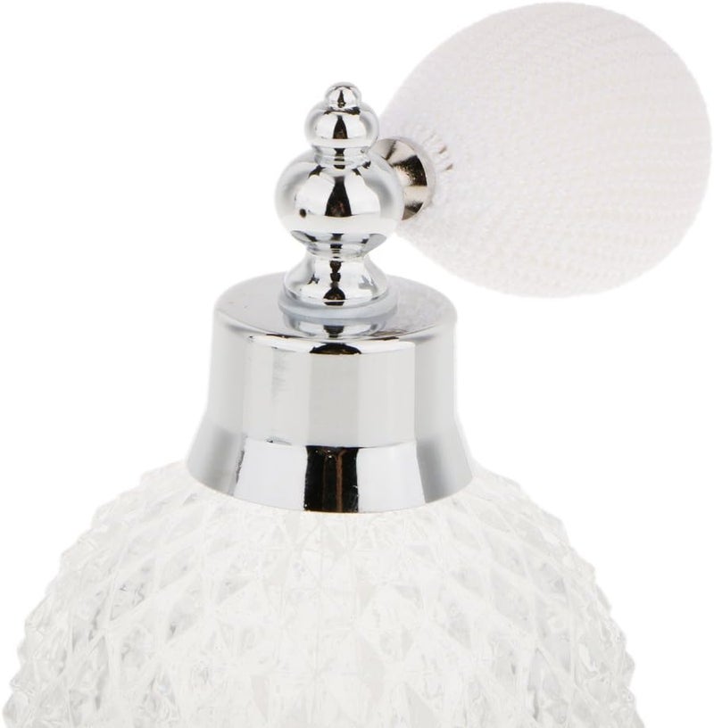 klarako 100ml Vintage Crystal Glass Perfume Bottle Spray Clear Lady Gift - Image 2