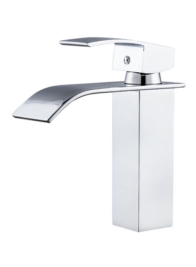NIBEMINENT Bathroom Vessel Sink Faucet Silver 25.5 x 8 20.5centimeter  - Image 1