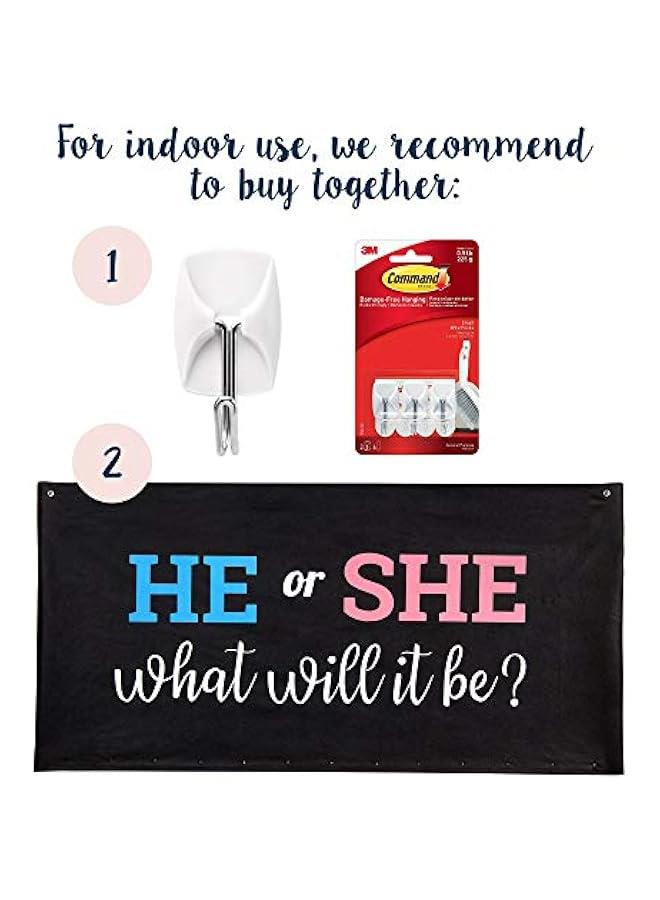 Pop Fizz Designs | Gender Reveal Balloon Drop Bag | He or She, What Will it Be? - Image 5