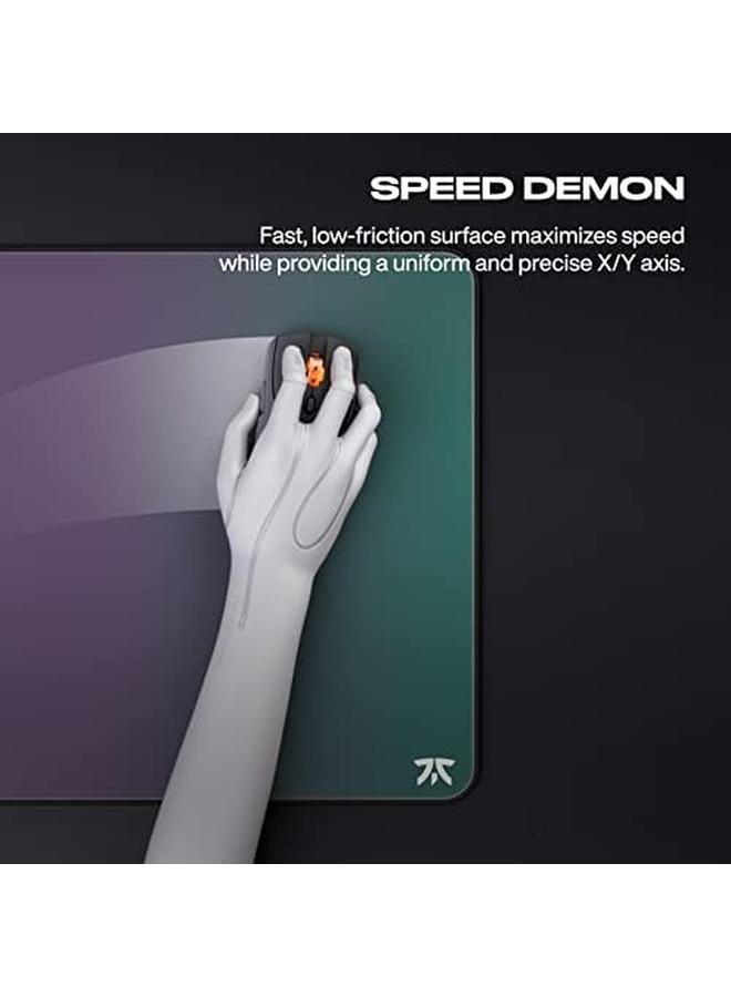 erorex Jet Xd Pro Gaming Mouse Pad For Esports Speed Waterproof Surface Stitched Edges And Anti Slip Rubber Base Size Xd Holographic Laminate 37.41" X 19.69" X 0.12" - Image 4