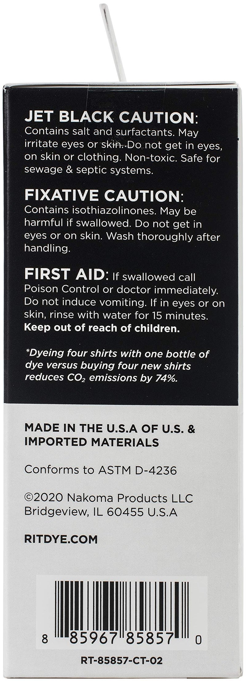 RIT مجموعة صبغة ريت للعودة إلى الأسود، 5.88 × 5 × 2.38 - Image 3