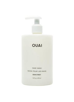 Ouai OUAI Hand Wash - Liquid Hand Soap with Jojoba, Avocado, & Rose Hip Oil for Replenished Skin - Gentle Exfoliating Bathroom + Kitchen Hand Soap (16 Fl Oz)  - Image 1