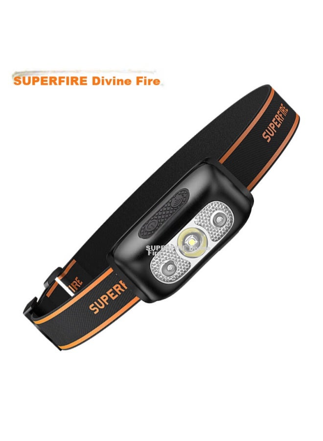 SupFire Supfire Motion Sensor Headlamp, High Brightness Night Fishing Light, Head-mounted Work Light, Long-lasting Battery, Outdoor Mining Lamp, Fishing Light - Image 5