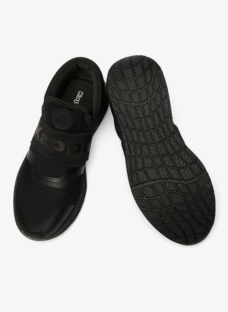 Kappa Women's Textured Slip-On Sports Shoes Black - Image 3