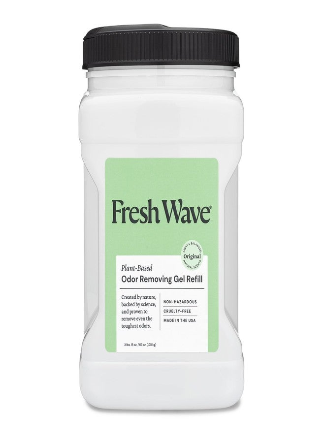 Fresh Wave Original Scent Odor Removing Gel Refill, 63 oz. | Safer Odor Absorbers for Home, Cooking, Trash, & Pets Areas | Natural Plant-Based Odor Eliminator - Image 2