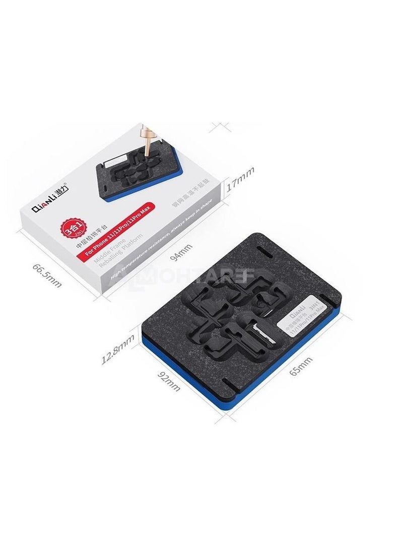 Qianli QianLi Middle Frame Reballing Platform for iPhone 11 series 