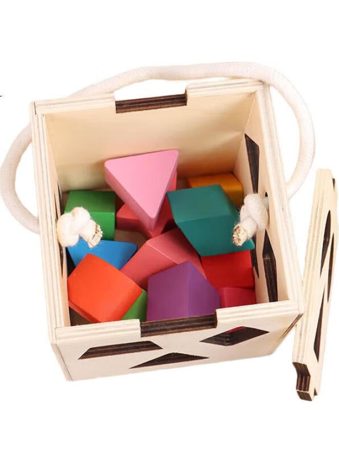 Tatanice Montessori Early Education Shape Matching Box Toy, Children'S Geometric Puzzle, 1-3 Years Old, Girls' Birthday Gift - Image 3