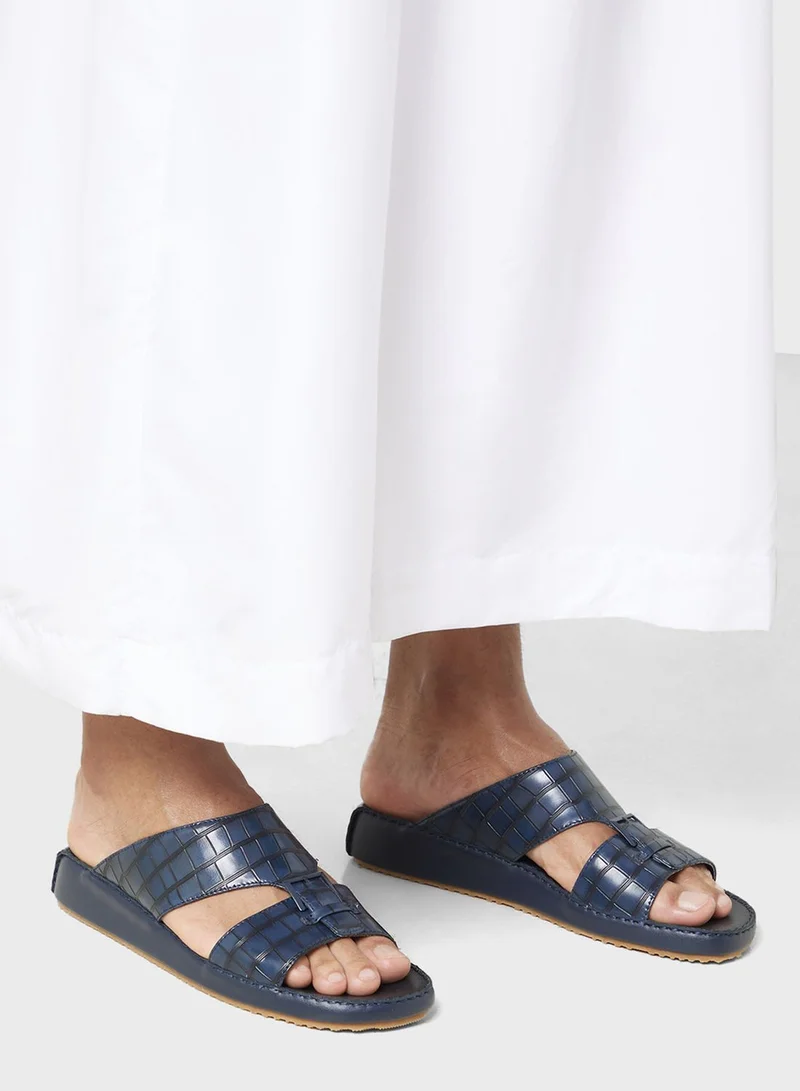 روبرت وود Croc Print Traditional Arabic Sanals