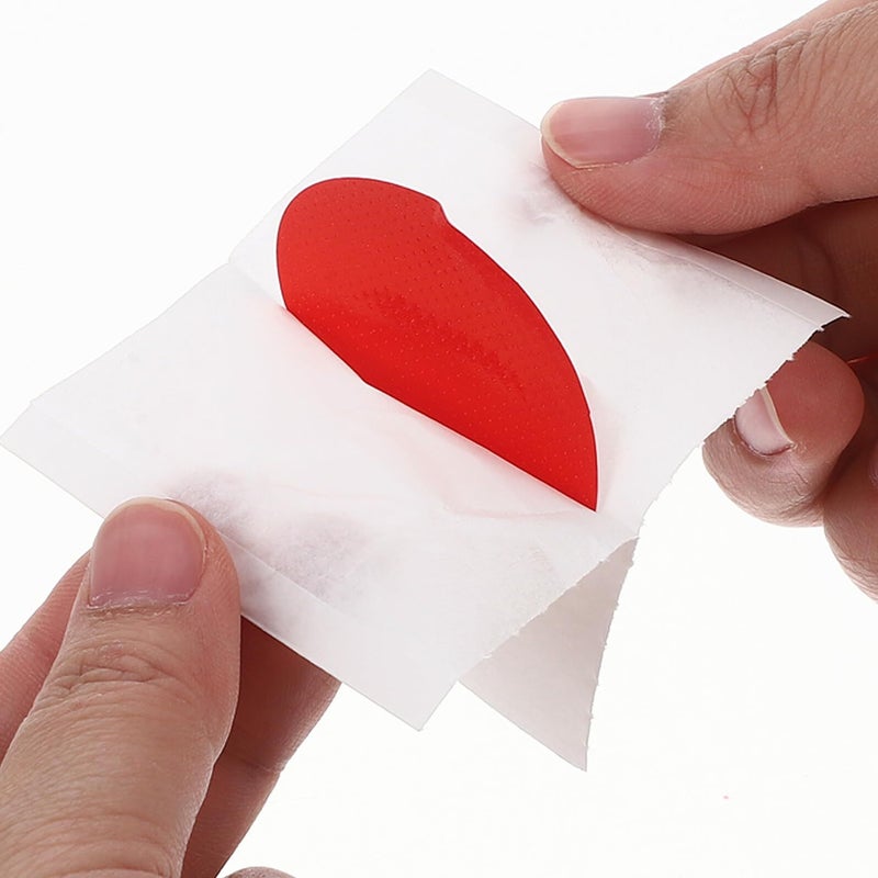 Operitacx 50pcs Heart Shaped Adhesive Bandages 52x42mm Large Breathable First Aid Wound Patches Portable Small Stickers for Outdoor Daily - Image 4