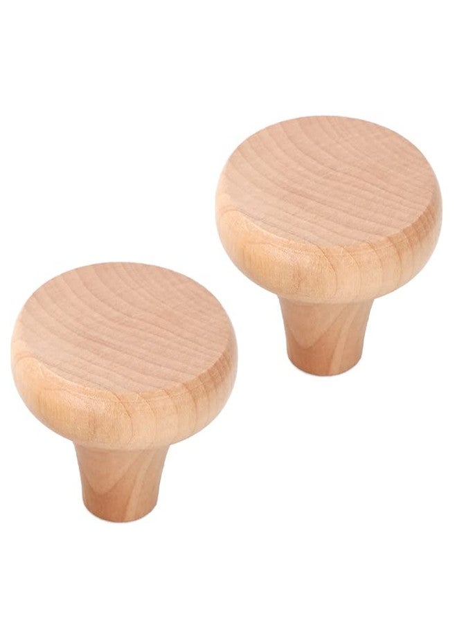lasenersm 2 Pieces Universal Pot Lid Cover Knob Handle, Anti Scalding Pan Lid Replacement, 1.97" Wooden - Image 4