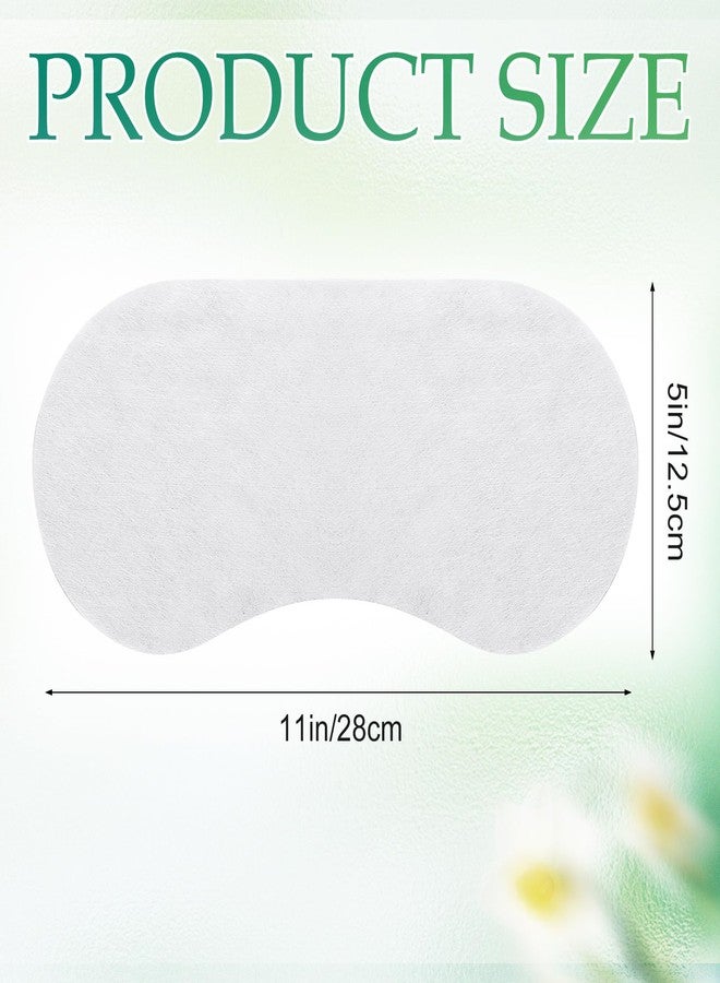 Cutecrop 300 Pcs Disposable Eye Pillow Covers Care Cotton Sheet, Facial Eye Covers Spa Cotton Paper, Cosmetic Facial Paper Sheet Nose Face Pads, Safe & Sanitary - Image 2