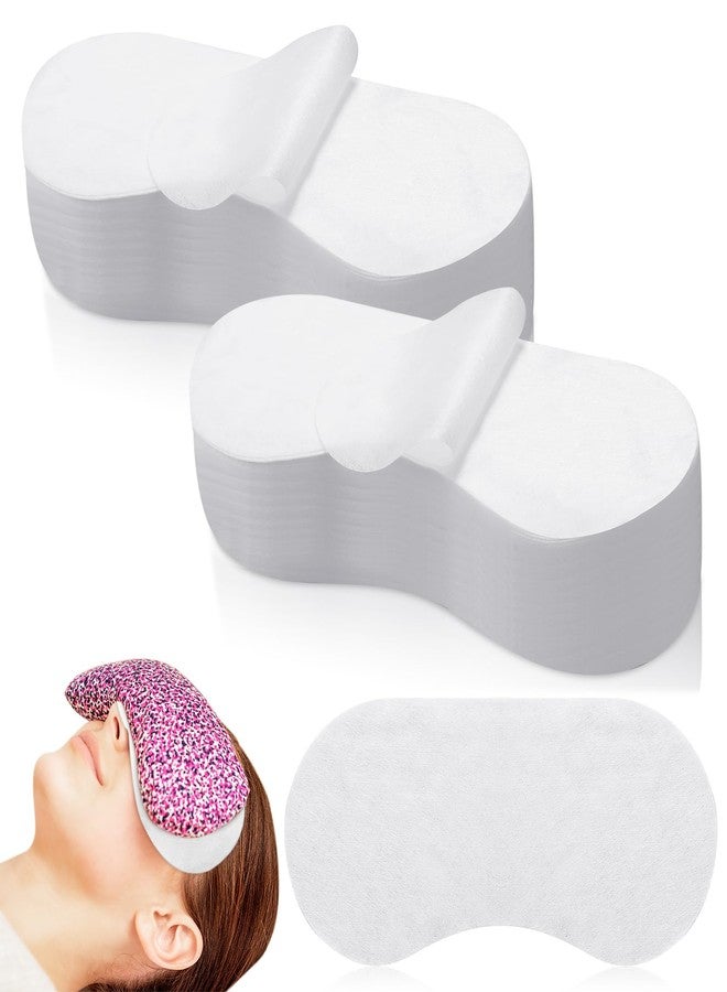 Cutecrop 300 Pcs Disposable Eye Pillow Covers Care Cotton Sheet, Facial Eye Covers Spa Cotton Paper, Cosmetic Facial Paper Sheet Nose Face Pads, Safe & Sanitary - Image 1