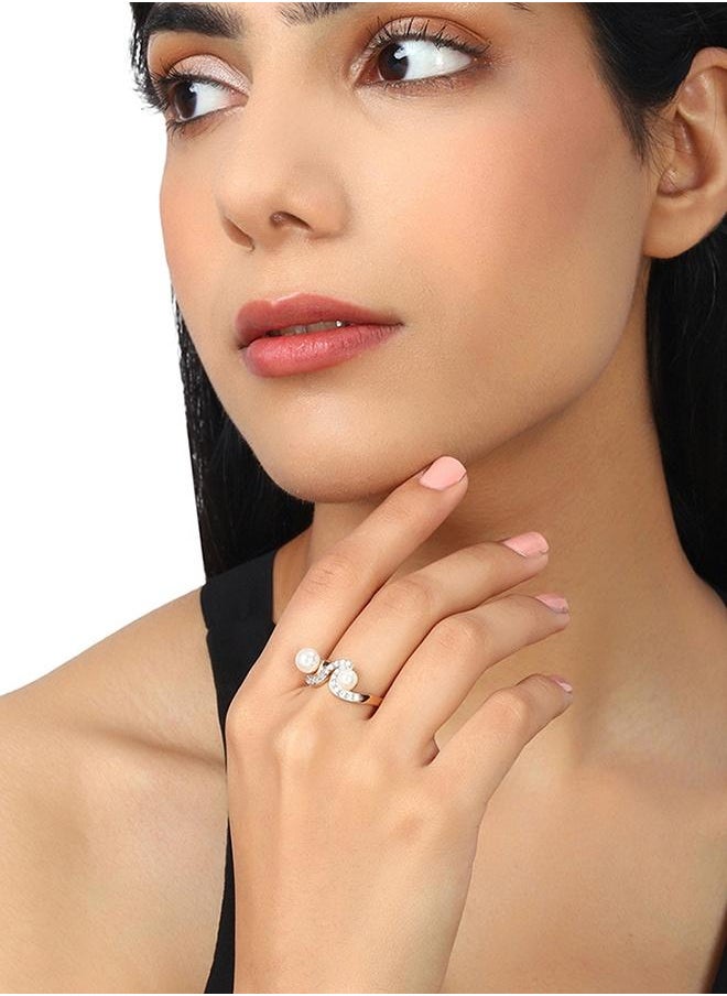 VOYLLA - Voylla Rose Gold Brass Rings - Image 1