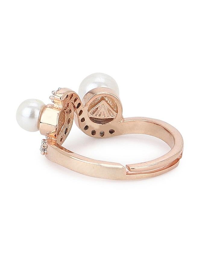 VOYLLA - Voylla Rose Gold Brass Rings - Image 1