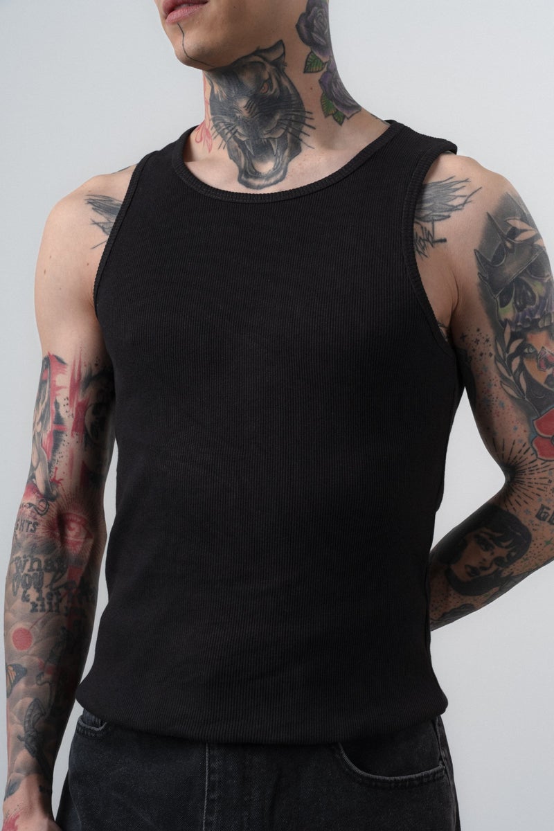 RESPIRE Men's Tank Top Athletic Wear Black - Image 5