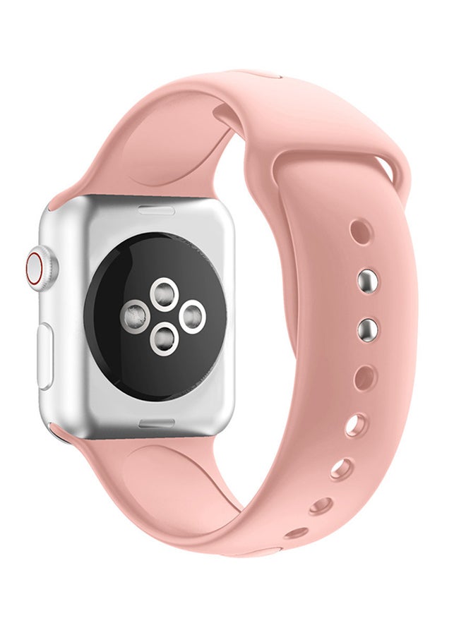 Replacement Band Strap For Apple Watch Series 4 40mm Pink - Image 3