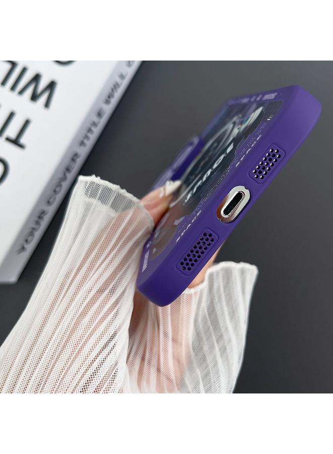 S-TOP Case For iPhone 14 Pro Max Liquid Angel Eyes Little Black Cat TPU Phone Case - Image 5