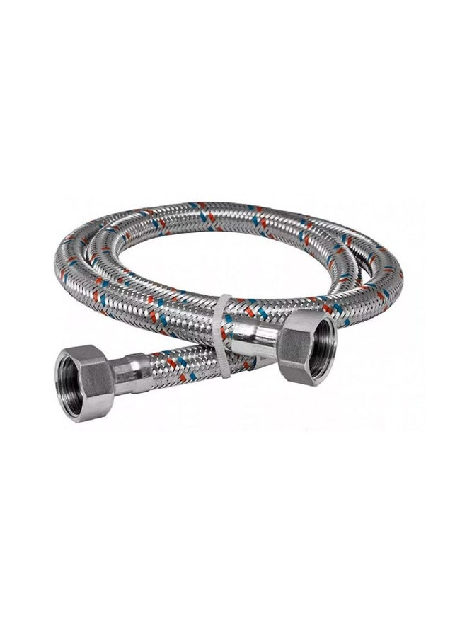 DANUBE HOME Danube Home Milano S.S Braided Flexible Hose  90 Cm | Metal Body Flexible Hose For Toilet Bathroom Washroom  - Image 1