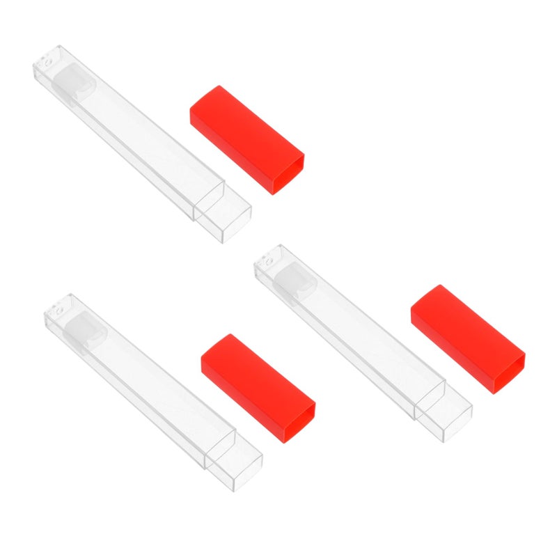 3 Pack Portable Thermometer Storage Tube Cover Plastic Protective Case For Boys Girls - Image 5