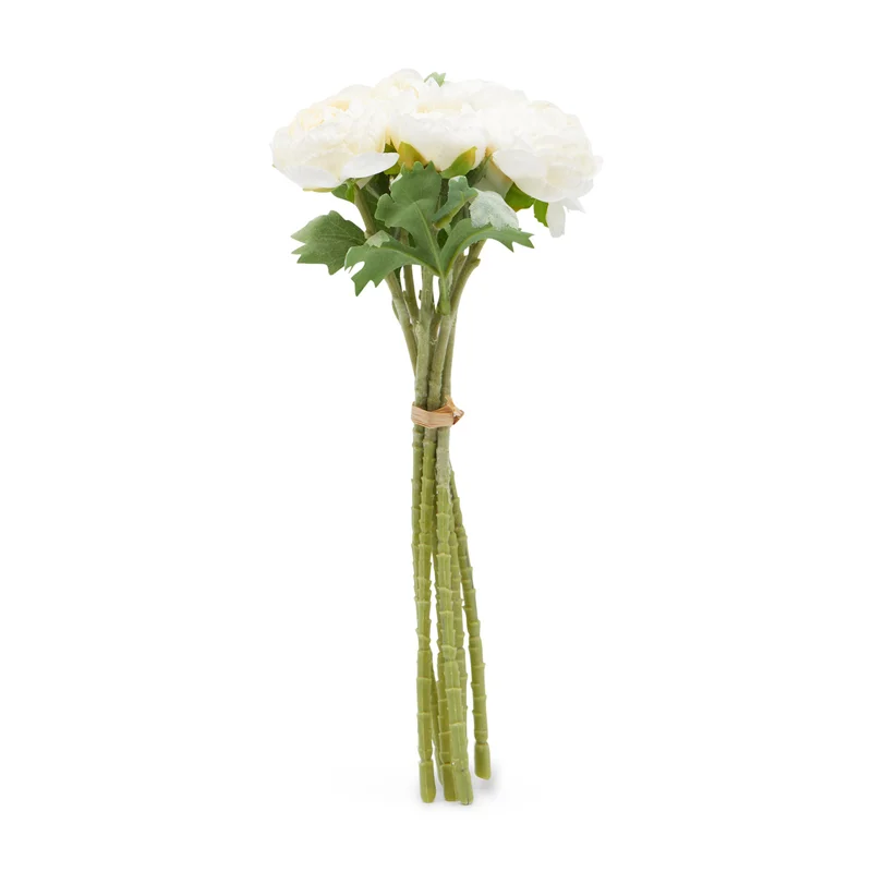 DWELL Dwell Lg Aria Ranunculus ()Length 32Cm, Offwhite)