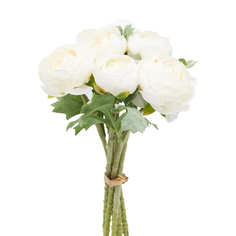 DWELL Dwell Lg Aria Ranunculus ()Length 32Cm, Offwhite)