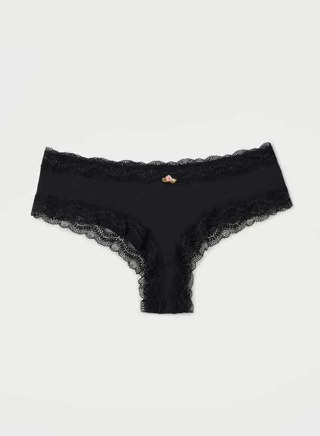 سبلاش فيڤ Set of 2 - Lace Detail Briefs with Elasticated Waistband