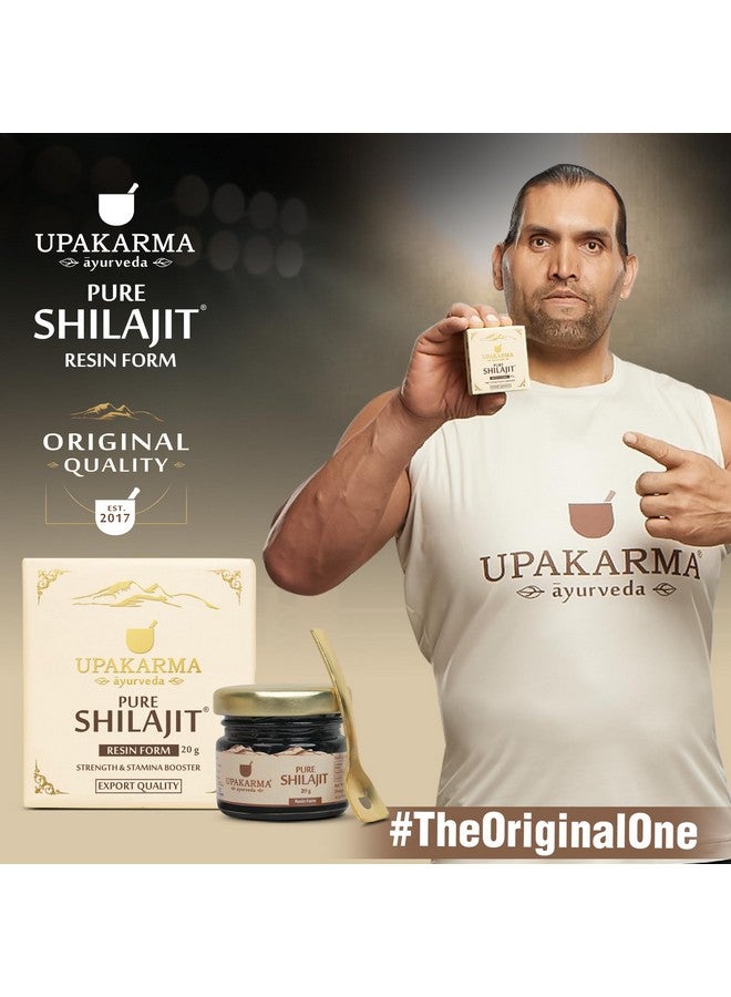 Upakarma Ayurveda Combo of Pure Shilajit Resin 20g and Shilajit 90 Capsules - Image 3