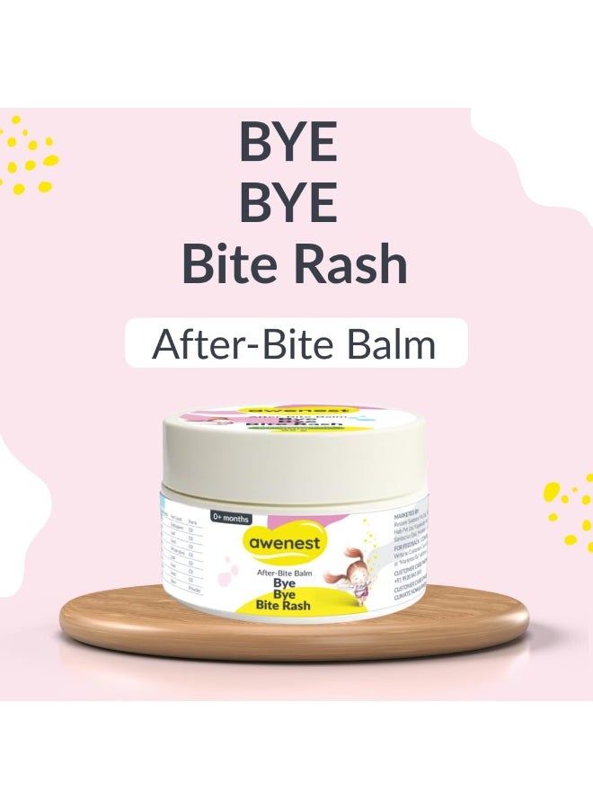 awenest After-Bite Balm, Bye Bye Bite Rash Relief for Babies & Kids | Ayush Certified Ayurvedic Natural Soothing Formula with Aloe Vera, Calendula, Seabuckthorn Peppermint Oils | Instant Itch & Redness Relief | Safe, Gentle & Non-Sticky – 25g | Pack 2 - Image 4