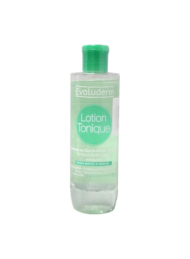 Evoluderm Toning Lotion For Combination To Oily Skin 250 ML 16295 - Image 2