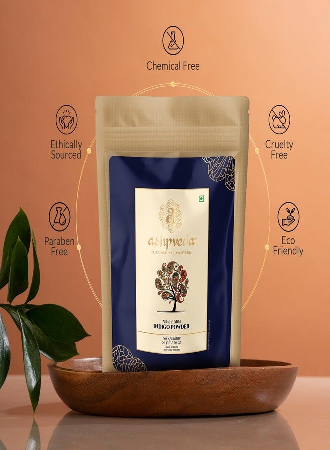Ashpveda Natural Hairs Colour for Women | Henna & Indigo for Hairs | 100% Pure Hair Colour | Natural Hair Colour Henna & Indigo Herbal Colour Combo (50 gm Pack of each) - Image 4