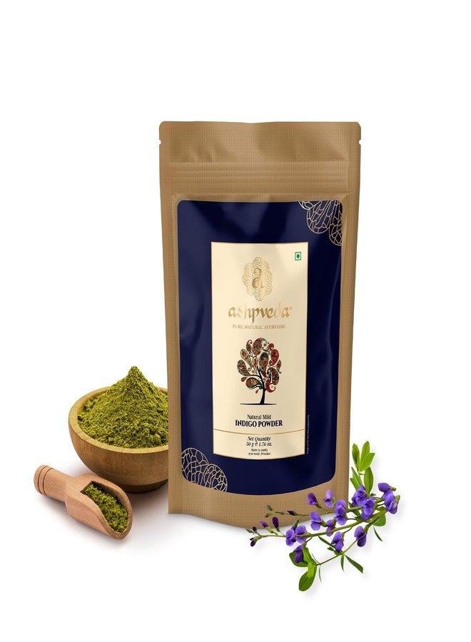 Ashpveda Natural Hairs Colour for Women | Henna & Indigo for Hairs | 100% Pure Hair Colour | Natural Hair Colour Henna & Indigo Herbal Colour Combo (50 gm Pack of each) - Image 3