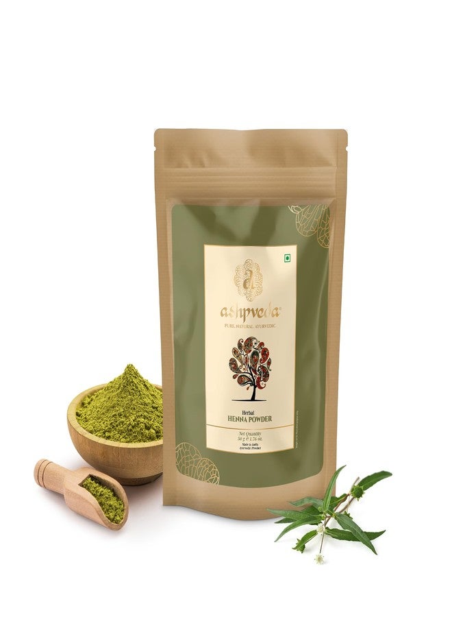 Ashpveda Natural Hairs Colour for Women | Henna & Indigo for Hairs | 100% Pure Hair Colour | Natural Hair Colour Henna & Indigo Herbal Colour Combo (50 gm Pack of each) - Image 2