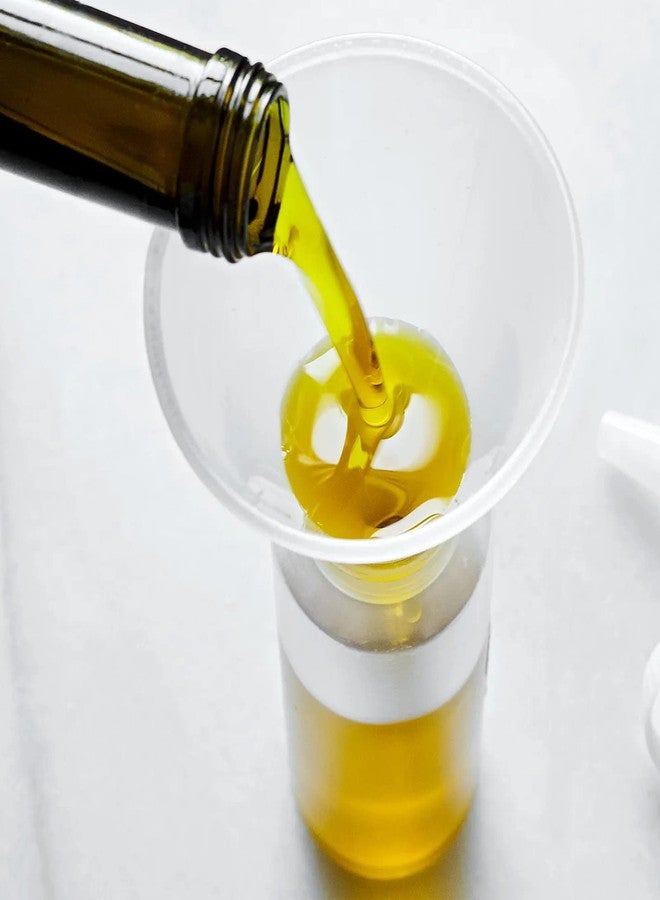 CYEAH مجموعة قمع بلاستيكي من CYEAH مكونة من 20 قطعة، قمع بلاستيكي شفاف بفتحة واسعة 4.7 بوصة، قمع زيت، قمع لنقل السوائل، التوابل، المساحيق، المستحضرات، الزيوت. - Image 5