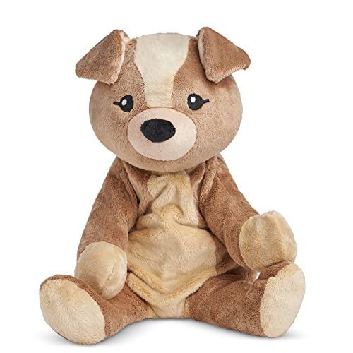 HUGIMALS Charlie the Puppy 20 Inch 45 lb Heavy Cute Sensory Weighted Comfort Plush  Large Unscented Washable Self Care Calming Stuffed Animal for Kids Teens and Adults - Image 1