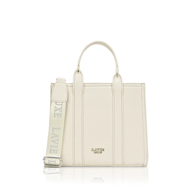 Luxe Women's Cob's25 Medium satchel (Off White)