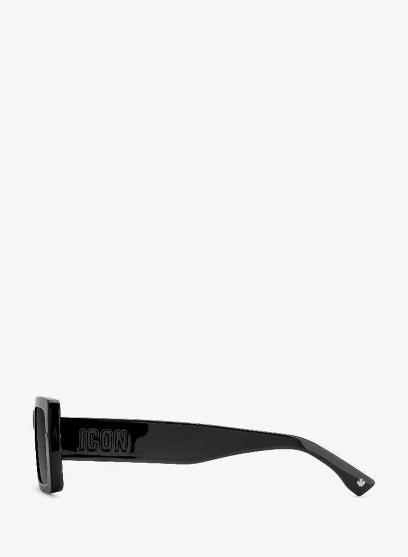 Dsquared2  DSQUARED2 ICON 0029/S Sunglasses Black Rectangular  | Best Price UAE
