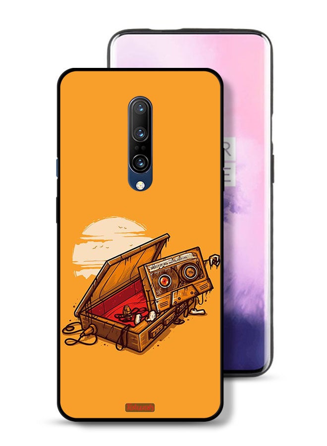 Tolwak OnePlus 7 Pro Protective Case Cover Cassette And Tape Art - Image 1